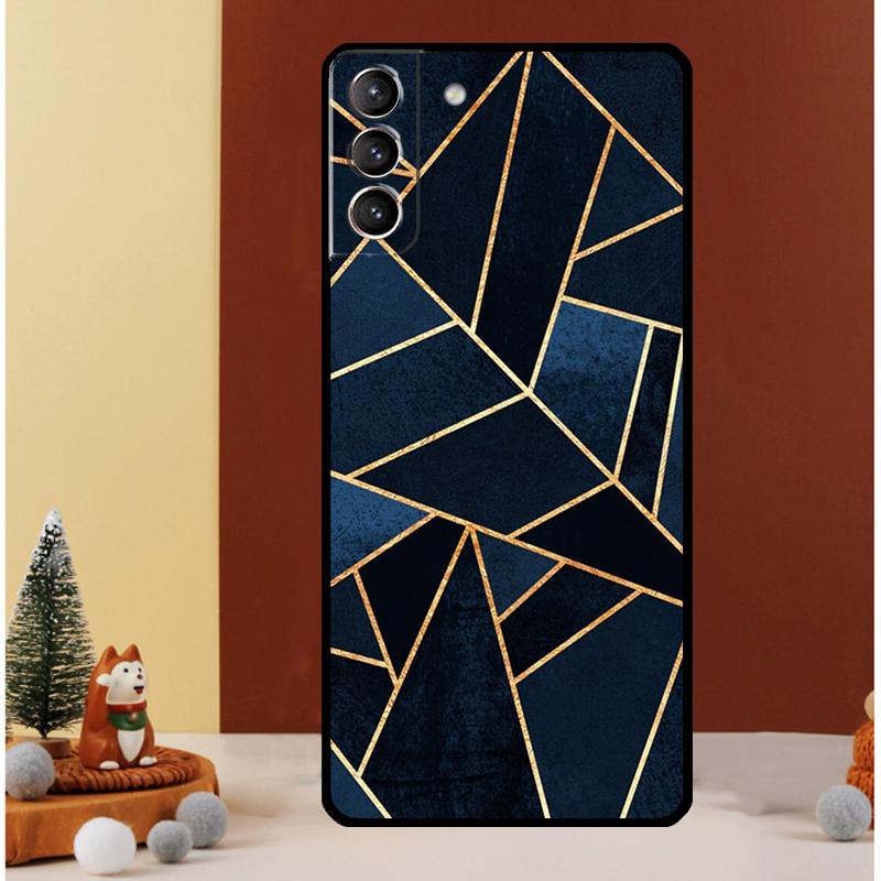 Luxury Gold Foil Art Case For Samsung Galaxy S26 S25 Ultra S23 S20 FE S21 S22 S24 Plus S10 S25 FE Cover Funda