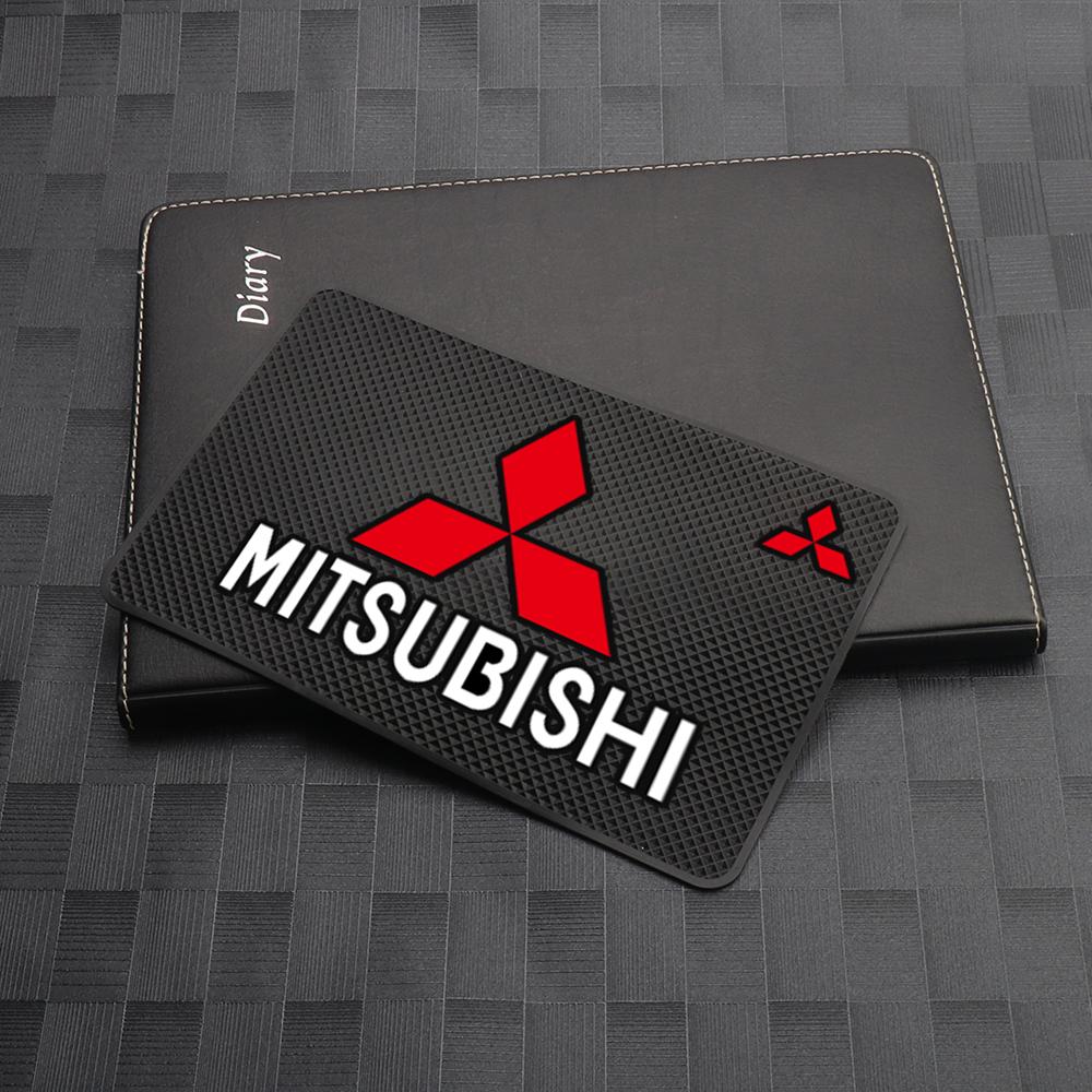 1Pcs Silicone Waterproof Dashboard Anti Slip Silicone Pad Cover For Mitsubishi Ralliart Lancer Outlander ASX Competition Pajero