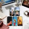 Чехол для телефона с изображением певицы Зары Ларссон для Samsung S25, S24, S21, S22, S23, S30, Ultra, S20, Plus, Fe, Lite, Note, 10, Мягкий черный чехол