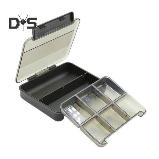 Ящик для хранения рыболовных приманок с несколькими отделениями Компактный дизайн Малый размер Чехол-органайзер для рыболовных принадлежностей