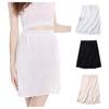 Ultra-thin Lace Short Petticoat Ice Silk Half Slips Dress For Women Safety Underskirt Slips  Women