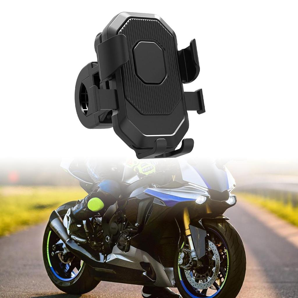 Мотоциклетный держатель для мобильного телефона с защитой от встряхивания, простая установка, вращение на 360 °