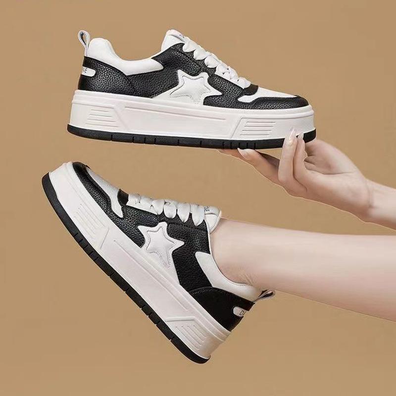 Женские кроссовки, новая весенняя универсальная обувь Street Shot XINGX Platform Sports White Casual Shoes, женская обувь, увеличивающая рост