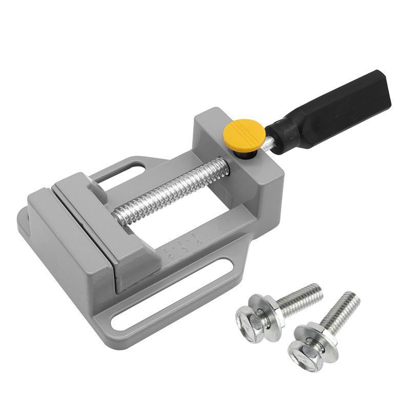 Aluminum Alloy Mini Bench Vise with Fast-Action Flat Jaws for Easy Part Fixing