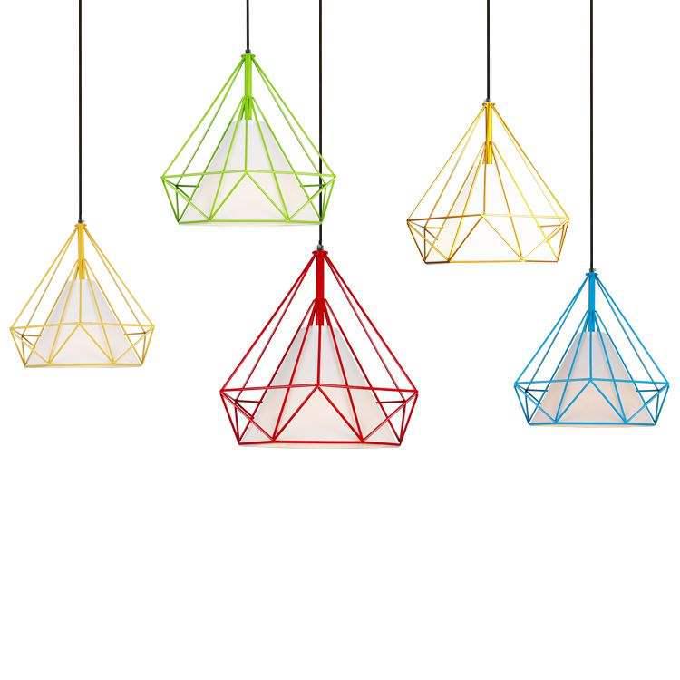 Влиятельный Салон Красоты Ретро-Люстра с Алмазным Декором для Парикмахерской или Магазина Молочного Чая