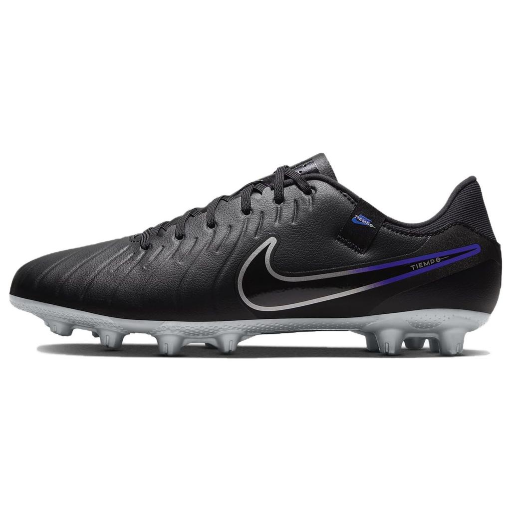 Nike Tiempo Legend 10 Academy Comfortable Lace-Up Versatile HG (Rubber Short Studs) Football Shoes Unisex Football Shoes Black DV4339-040