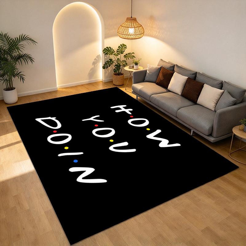 Friends Living Room Nonslip Area Rug Soft Carpet For Bedroom Game Playroom Sofa Office Home Decor Doormat Christmas Gift C9302426