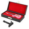 Guitar Decoration Miniature Ornaments Mini Musical Instrument Model Gift Pink 10cm