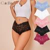 Hollow Out Lace Panties Women Sexy Lingerie Ice Silk Briefs Material Comfortable Close Breathable