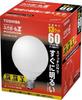 Компактная люминесцентная лампа Toshiba NeoBall Z, тип 60 Вт, Теплый белый (EFG15EL13-ZJ)