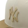 New Era cap 59FIFTY 14666274 NER34C2456 MLB New York Yankees NY White White Beige 7 ONSPOTZ Custom Made Hat Gokyu Fifty Unisex Summer Sunscreen UV