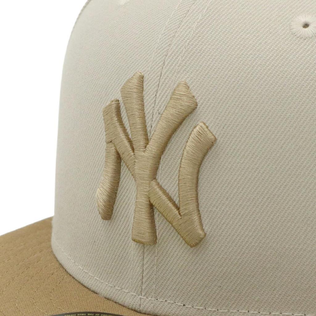 New Era cap 59FIFTY 14666274 NER34C2456 MLB New York Yankees NY White White Beige 7 ONSPOTZ Custom Made Hat Gokyu Fifty Unisex Summer Sunscreen UV
