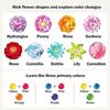 Bloom Joy Magic Petal Flower Kit, Fun Bouquet Craft, Star Helio Flowers, Create 3D Blossoms with Colorful Petals, Colored Flowers Creative Toys