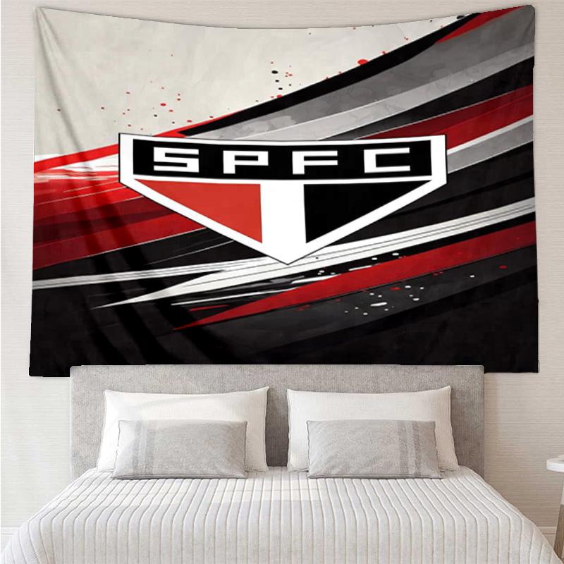 1PC Spfc Team Crest Design Printed Tapestry Room Decoration Wall Hanging for Living Room Bedroom, dormitory, Birthday and Christmas gifts