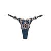 Модные женские стринги-бабочки, сексуальные трусики-стринги с горячей вышивкой, регулируемые с низкой талией для женщин
