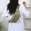 Unisex Lightweight Waist Pack – Secure Zippered Pockets, Adjustable Strap  Wear As Chest or Belt Bag