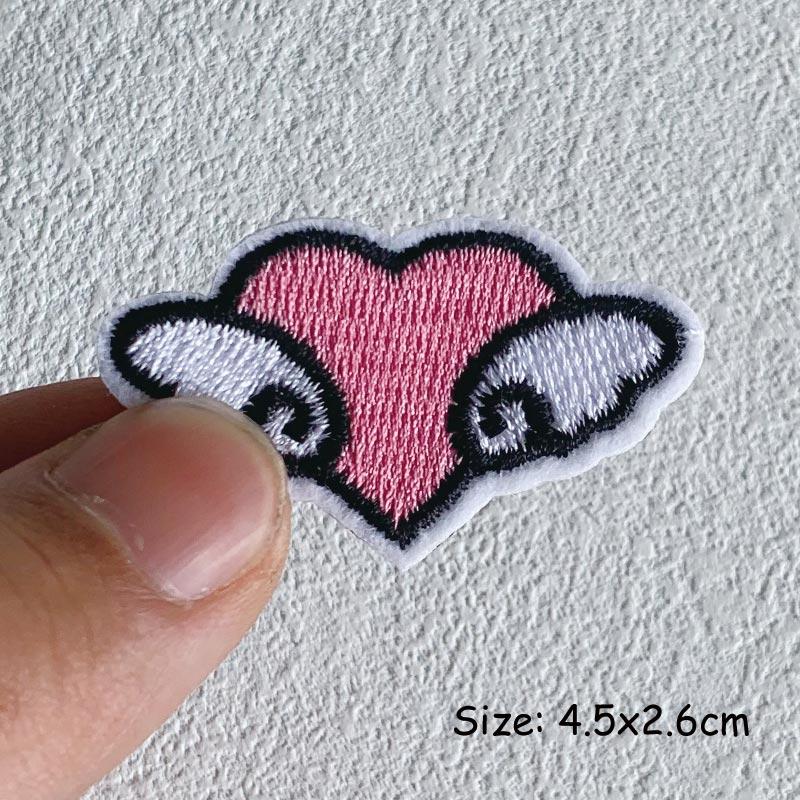 Cartoon Animals Embroidered Iron Patch For Clothing DIY Striped Sewing Patch