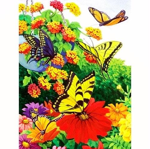 DIY 5D Полная Алмазная Вышивка Цветок Алмазная Мозаика Бабочка Алмазная Картина Животные Стразы Фотографии Дисплей Подарок Домой