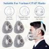 2-20 шт. Вкладыши для маски CPAP, легкая мягкая подкладка, совместимы с большинством масок для лица, многоразовые, дышащая ткань