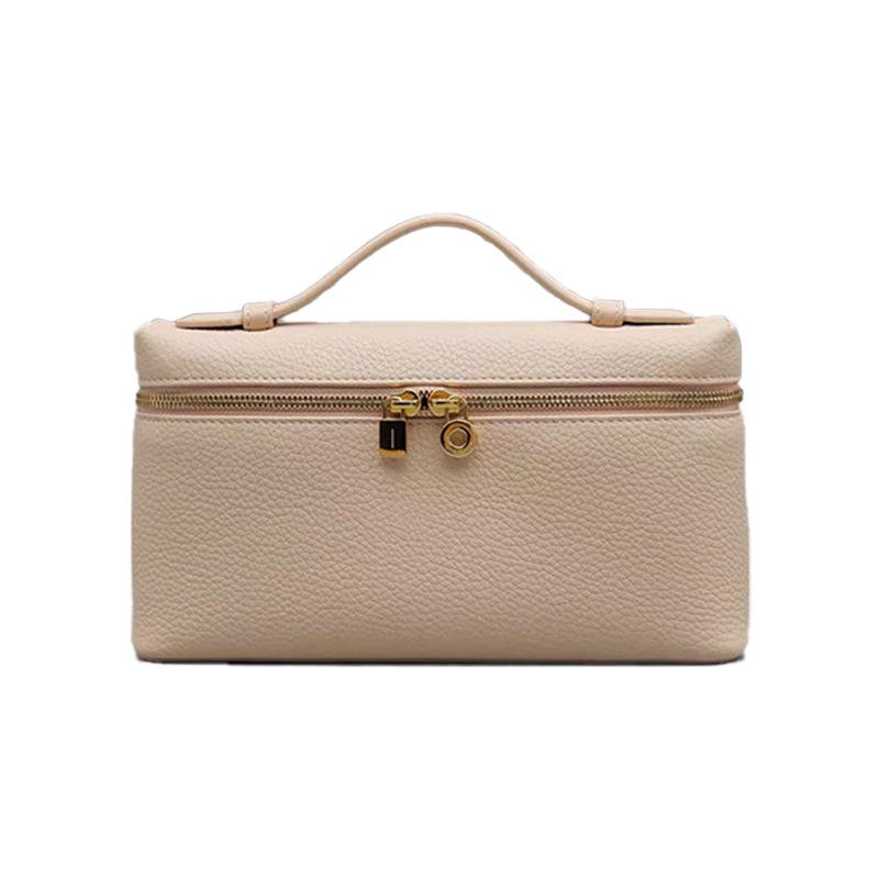 LP19 Золотая сумка-ланчбокс через плечо - 2025 Модная осенне-зимняя сумка на плечо в гонконгском стиле