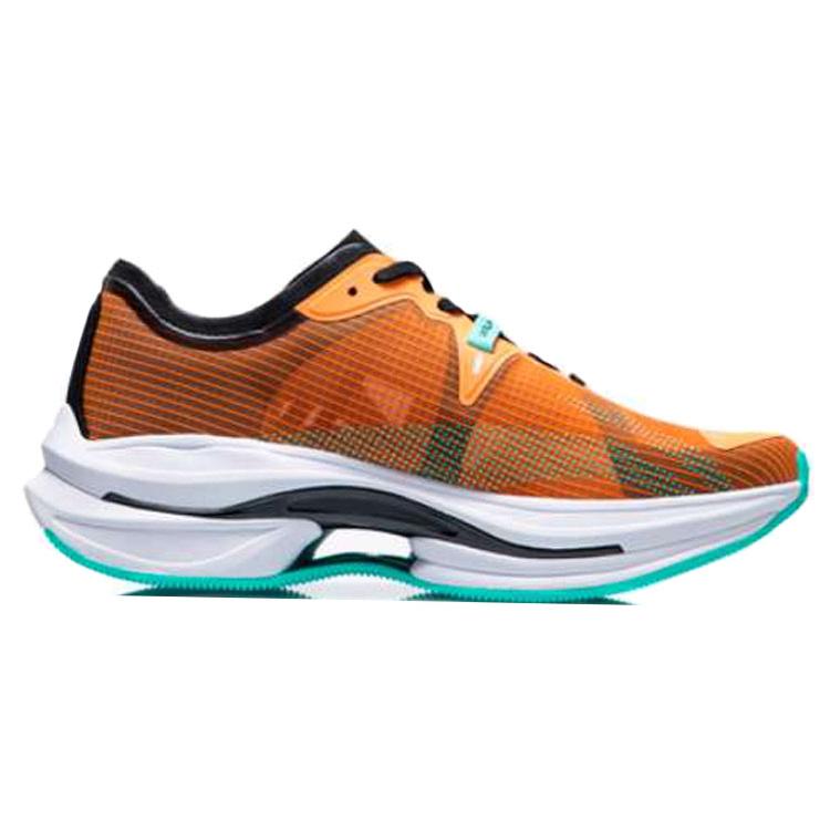 Li Ning WuShi 5S 1.0 Беговые кроссовки Мужские Низкие Неоновый Абрикосово-оранжевый/Черный ARHR069-1