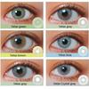 1 Pair Vetas Series Color Contact Lenses Cosmetic Eye Contacts Eyes Colored Lens Yearly Use