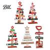 Festive Home Decor Pieces Christmas Tree Ornament, Wooden Letter Sign Decorative Xmas Ornament Sets for Compact Stable Party Supplies Holiday