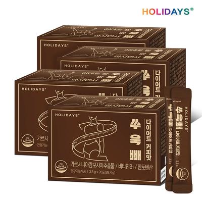 HOLIDAYS Кофе для похудения Suukppae со вкусом 28 пакетиков 4 коробки (112 порций)