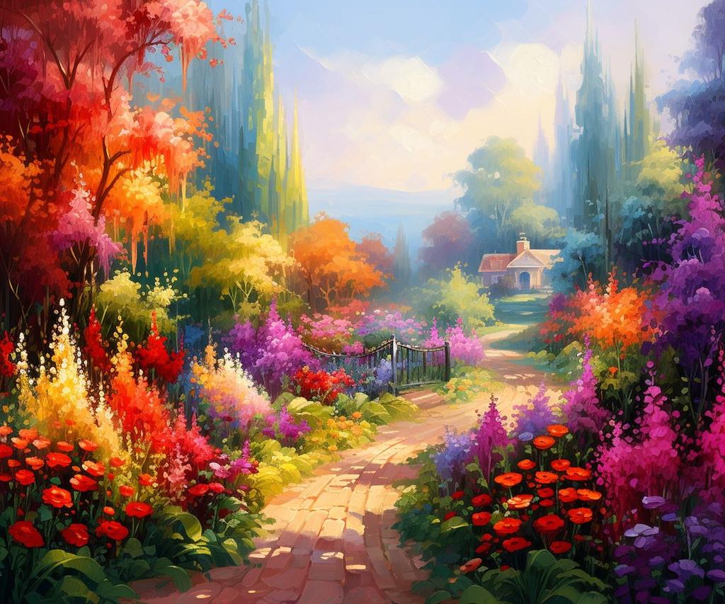 5D Diamond Painting Landscape Full Square/Round Rhinestone Mosaic Embroidery Cross Stitch Kit Home Decor Gift