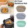 Silicone Air Fryer Basket Multifunctional Barbecue Mat Kitchen Oven Tray Baking