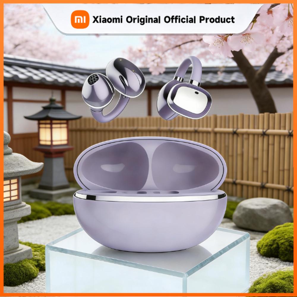 Xiaomi Беспроводные наушники-клипсы с открытым ухом, Bluetooth 5.3, HD-звонки, сенсорное управление, подходят для всех смартфонов