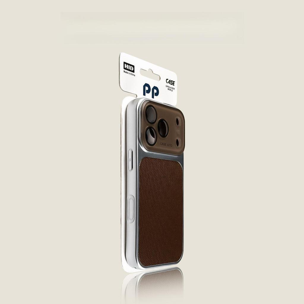 Мгновенный чехол для телефона с вафельной текстурой для iPhone 17 ProMax с большим окном и защитной пленкой для объектива Apple 16PM