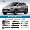 Накладка на ручку двери Для Chevrolet Tracker Защитные Аксессуары Стайлинг Углеродное Волокно