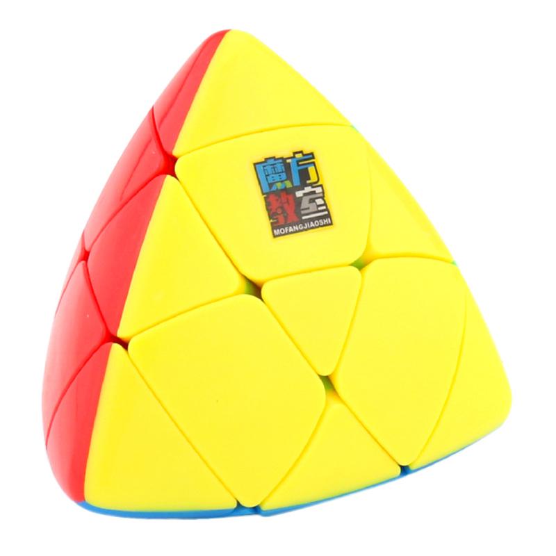 Кубик Рубика Пирамидка 3x3 Безнаклейковый Головоломка Скьюб Игрушка для начинающих