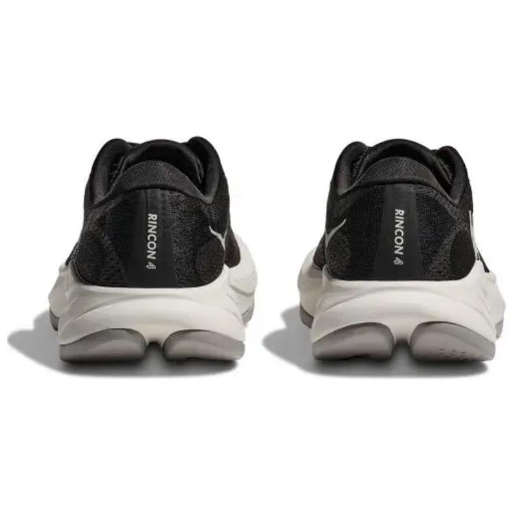 HOKA Rincon 4 черные белые мужские кроссовки 1155130-BWHT