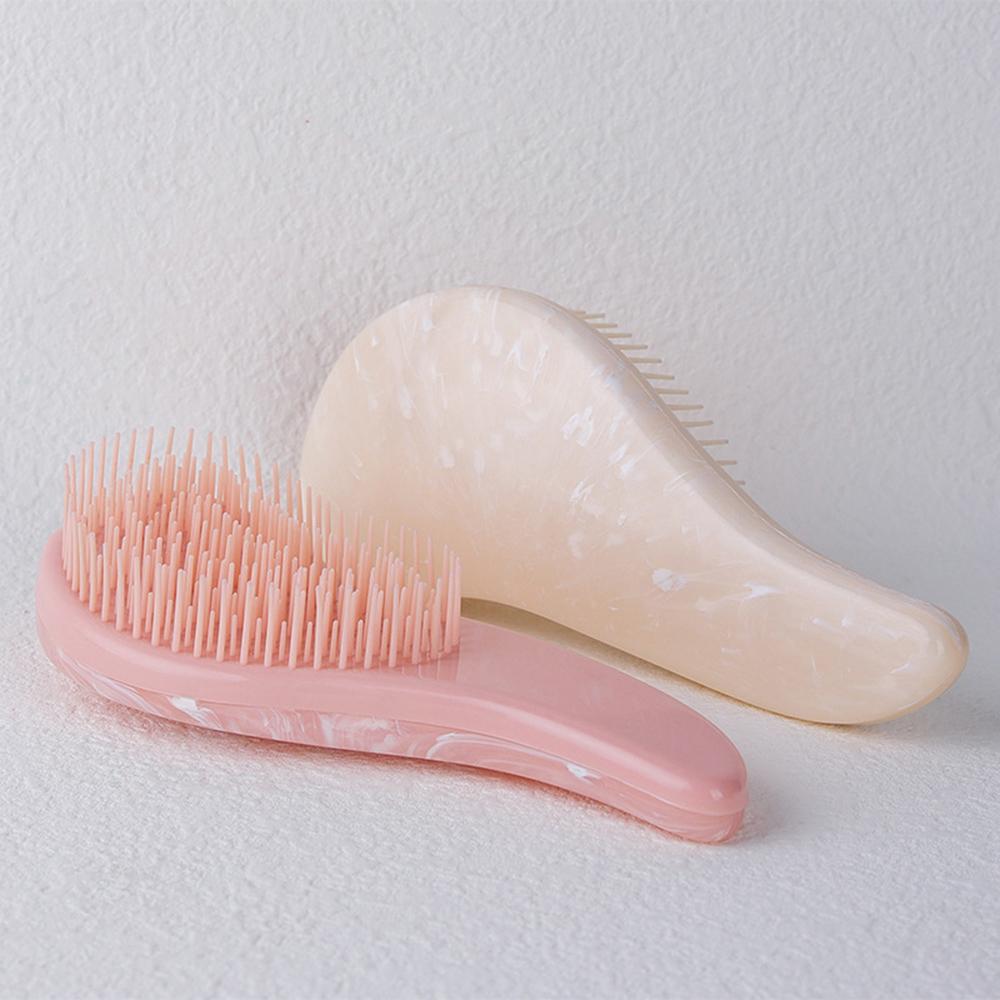 Мягкая расческа, антистатическая ручка для щетки для волос, распутывающая расческа, массажная расческа для душа, аксессуары для укладки волос в салоне