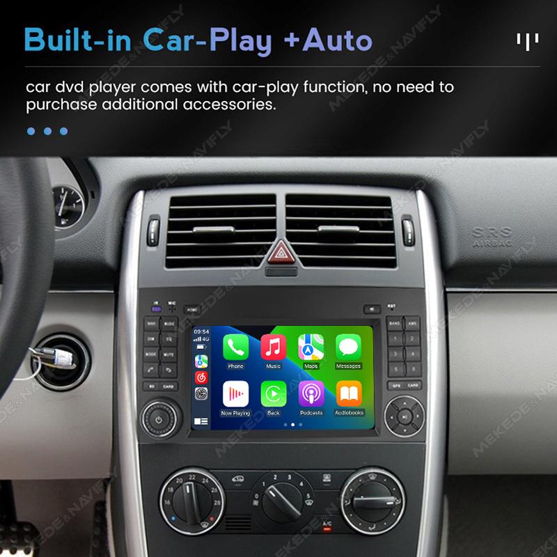 7" 2din Android автомобильный радиоприемник стерео видеоплеер для Mercedes Benz B200 AB Class W169 W245 Viano Vito W639 Sprinter W906 Carplay