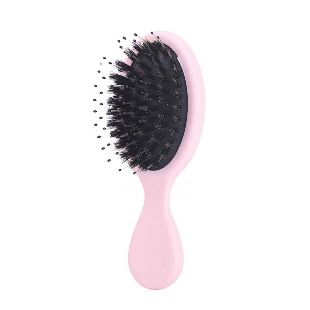 Lightwear Pocket Wet Brush Pig Bristle Massage Comb Portable Hair Comb  Holiday Vocation