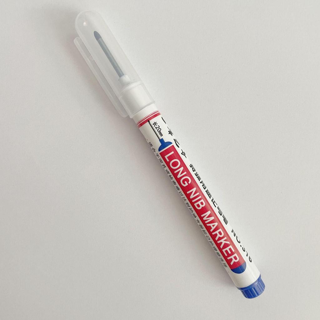 Waterproof Deep Hole Marker Pen for Woodworking and Tile Construction