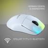 ROCCAT Gaming Mouse Kone Pro Air Wireless German Design 2.4GHz/Bluetooth White/White Optical/19K/Optical Switch/Side Button/Lightweight