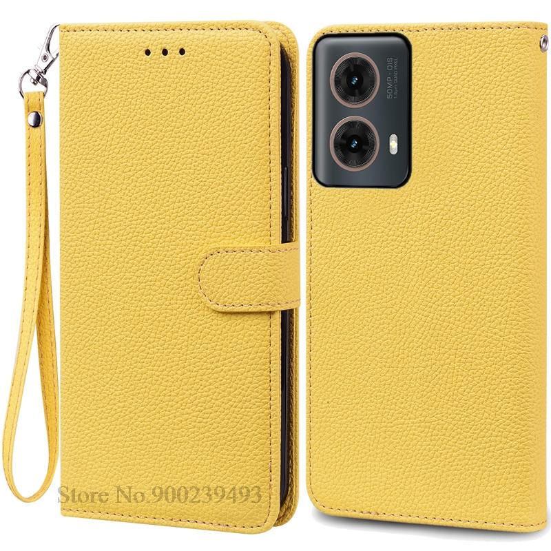 Для Moto G85 5G чехол-кошелек кожаный флип-чехол для Motorola G85 чехол мягкий силиконовый чехол-книжка для Motorola G85 5G чехол Fundas