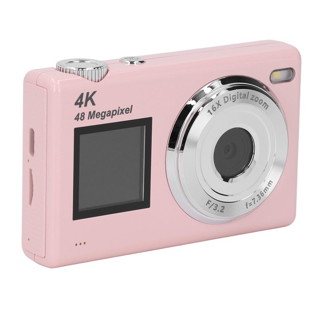 4K Digital Camera Autofocus 48MP Video Camera 16X Digital Zoom Anti Shake Portable Compact Point