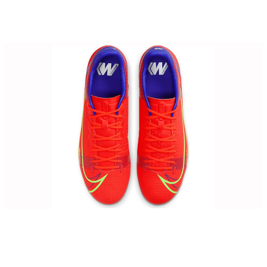 Nike Mercurial Vapor 14 Academy Удобные Универсальные Низкие Бутсы для Футбола с Шипами для Искусственного Газона Мужские Футбольные Бутсы Красно-Зеленые CV0967-600