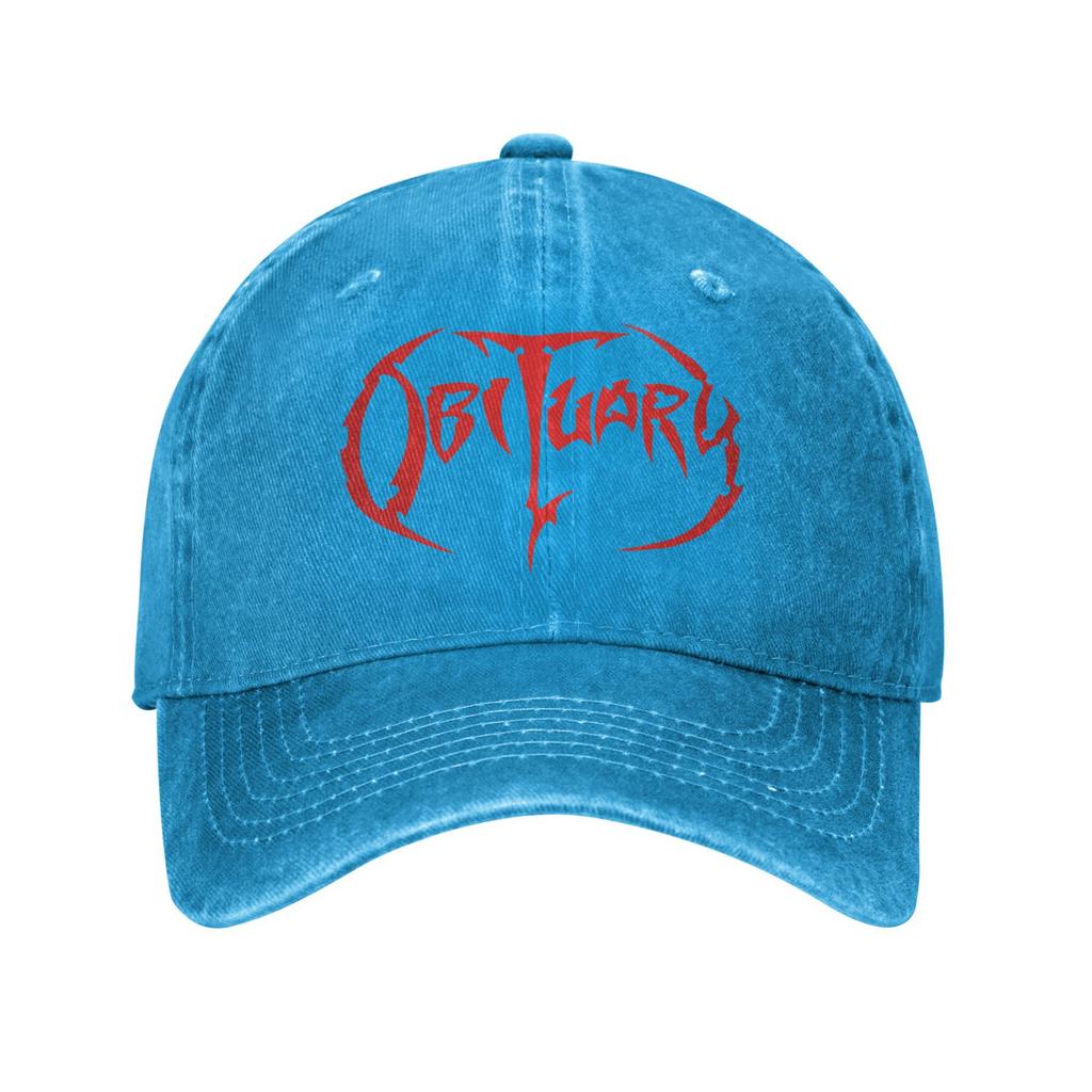 Obituary Red Rock Metal Band Trucker Hats Outfit For Unisex Baseball Cap Vintage Headwear Cap Adjustable
