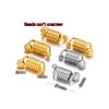 5pcs Gold Stainless Steel Chic Coil Thread Spring Charms Connectors for DIY Necklace Jewelry Making Bracelets Supplies Bulk
