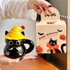 Birthday Gifts for Girls, Cute Magic Hats, Cat Ceramic Mugs, Girlfriends, High-value Halloween Gift Boxes