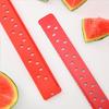 Watermelon Knife with Sleeve ,Stainless Steel Serrated Cutter for Cutting Watermelon Bread Cake Cheese, Multipurpose Kitchen Baking Tool