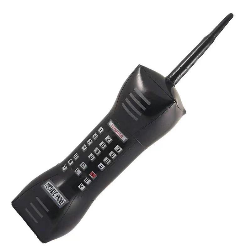 Набор надувных музыкальных инструментов из ПВХ для детей - Гитара и Микрофон, реквизит для сценических вечеринок.