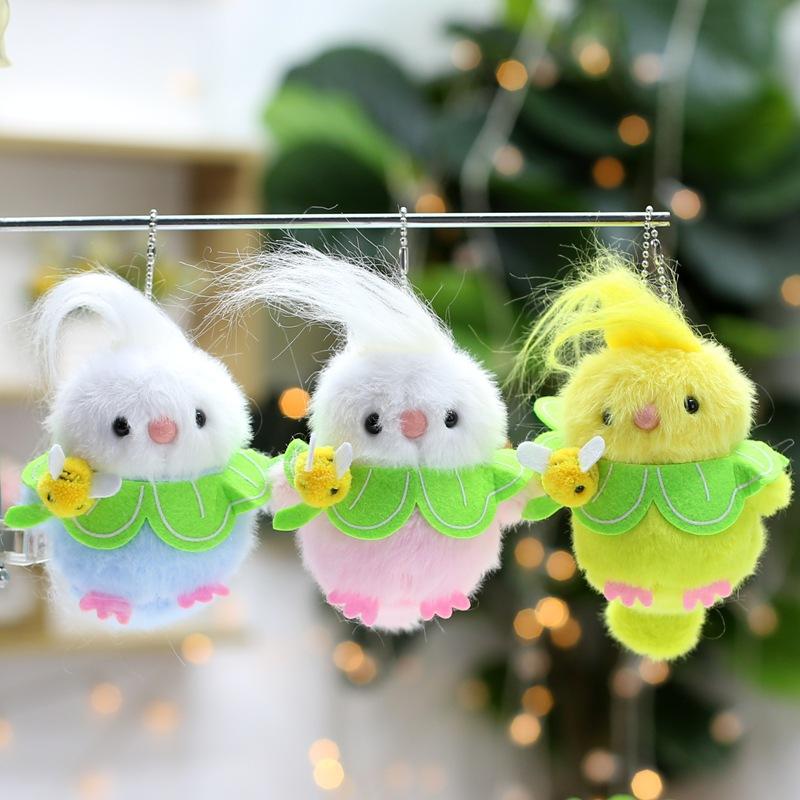 Альпака Маленький Подвеска Плюшевая Игрушка Милый Брелок для Сумки Кукла Украшения Верблюд Лошадь Халат Медведь