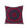 Богемный стиль мандала Полиэстеровая наволочка Квадратная наволочка для диванной подушки Дом